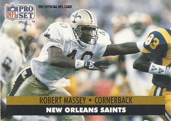 #238 Robert Massey - New Orleans Saints - 1991 Pro Set Football