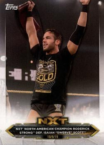 #38 Roderick Strong / Isaiah Scott - 2020 Topps WWE NXT Wrestling
