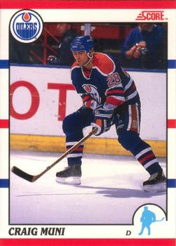 #38 Craig Muni - Edmonton Oilers - 1990-91 Score Canadian Hockey