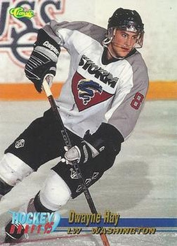 #38 Dwayne Hay - Washington Capitals - 1995 Classic Hockey