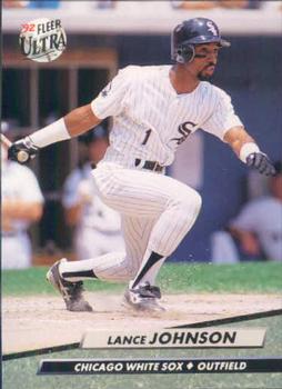 #38 Lance Johnson - Chicago White Sox - 1992 Ultra Baseball
