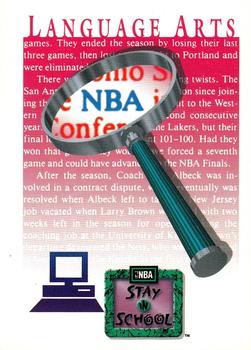 #338 Language Arts - 1991-92 SkyBox Basketball