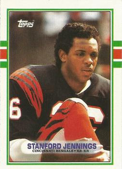 #38 Stanford Jennings - Cincinnati Bengals - 1989 Topps Football