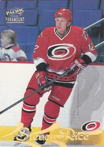 #38 Steven Rice - Carolina Hurricanes - 1997-98 Pacific Paramount Hockey