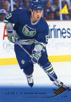 #38 Geoff Sanderson - Hartford Whalers - 1995-96 Pinnacle Hockey