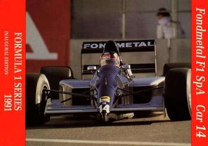 #38 Olivier Grouillard - Fondmetal - 1991 Carms Formula 1 Racing