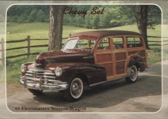 #38 48 Fleetmaster Station Wagon - 1992 Collect-A-Card Chevy