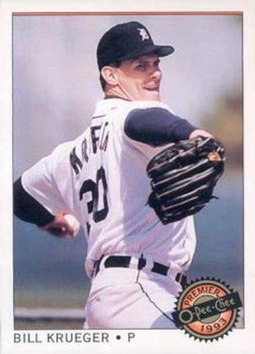#38 Bill Krueger - Detroit Tigers - 1993 O-Pee-Chee Premier Baseball