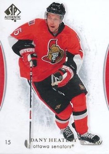 #38 Dany Heatley - Ottawa Senators - 2007-08 SP Authentic Hockey