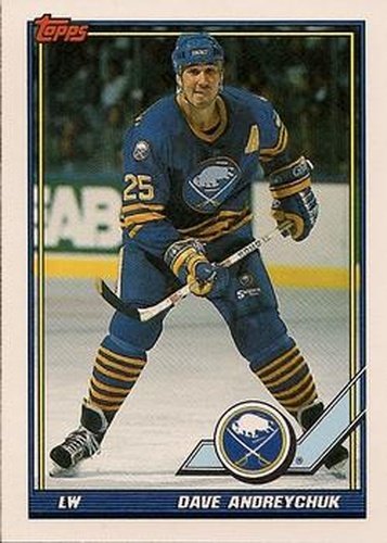 #38 Dave Andreychuk - Buffalo Sabres - 1991-92 Topps Hockey
