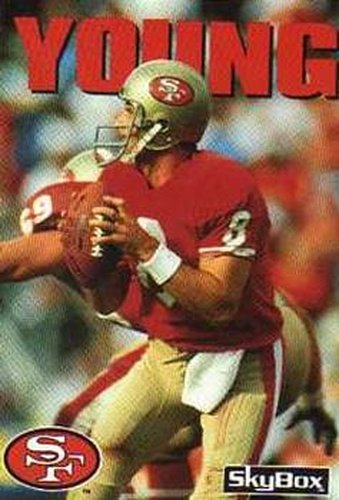 #38 Steve Young - San Francisco 49ers - 1992 SkyBox Impact Football