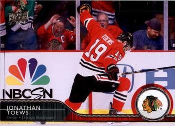 #38 Jonathan Toews - Chicago Blackhawks - 2014-15 Upper Deck Hockey