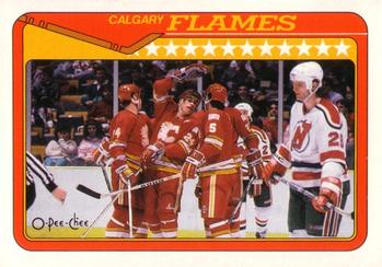 #38 Calgary Flames - Calgary Flames - 1990-91 O-Pee-Chee Hockey