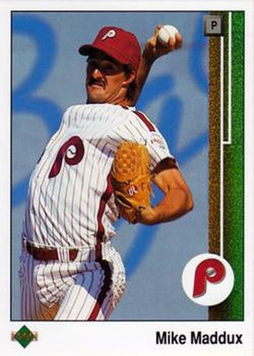 #338 Mike Maddux - Philadelphia Phillies - 1989 Upper Deck Baseball