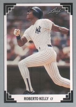 #38 Roberto Kelly - New York Yankees - 1991 Leaf Baseball