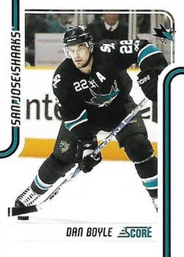 #390 Dan Boyle - San Jose Sharks - 2011-12 Score Hockey