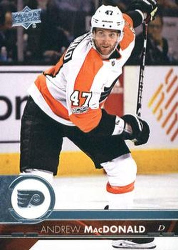 #390 Andrew MacDonald - Philadelphia Flyers - 2017-18 Upper Deck Hockey