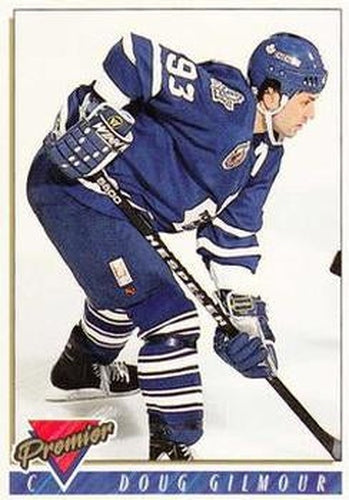 #390 Doug Gilmour - Toronto Maple Leafs - 1993-94 Topps Premier Hockey