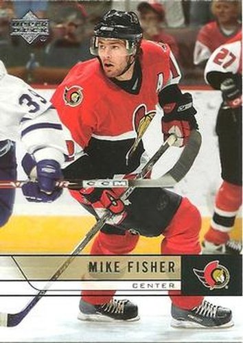 #390 Mike Fisher - Ottawa Senators - 2006-07 Upper Deck Hockey