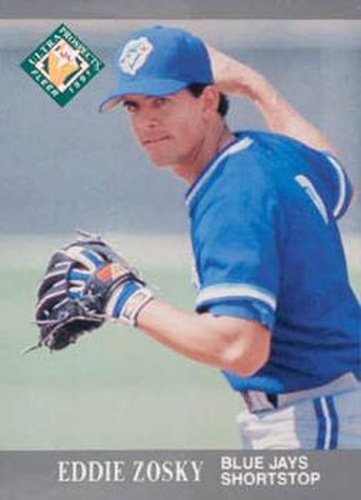 #390 Eddie Zosky - Toronto Blue Jays - 1991 Ultra Baseball