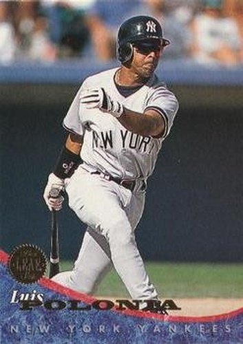 #390 Luis Polonia - New York Yankees - 1994 Leaf Baseball