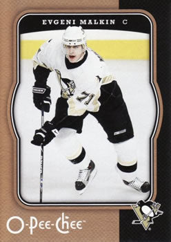 #390 Evgeni Malkin - Pittsburgh Penguins - 2007-08 O-Pee-Chee Hockey