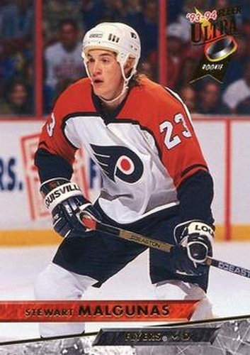 #390 Stewart Malgunas - Philadelphia Flyers - 1993-94 Ultra Hockey