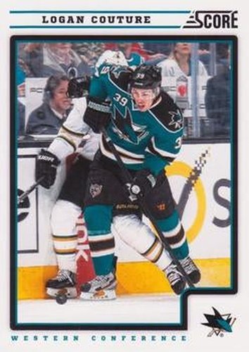 #390 Logan Couture - San Jose Sharks - 2012-13 Score Hockey