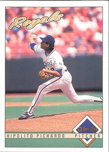 #390 Hipolito Pichardo - Kansas City Royals - 1993 O-Pee-Chee Baseball