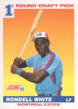 #390 Rondell White - Montreal Expos - 1991 Score Baseball