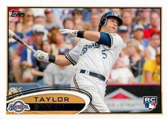 #390 Taylor Green - Milwaukee Brewers - 2012 Topps Baseball