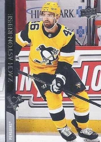 #390 Zach Aston-Reese - Pittsburgh Penguins - 2020-21 Upper Deck Hockey