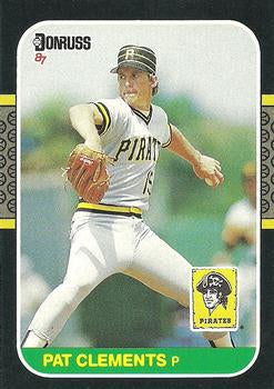 #390 Pat Clements - Pittsburgh Pirates - 1987 Donruss Baseball