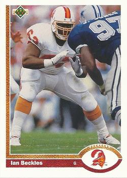 #390 Ian Beckles - Tampa Bay Buccaneers - 1991 Upper Deck Football