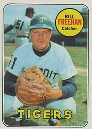 #390 Bill Freehan - Detroit Tigers - 1969 Topps Baseball