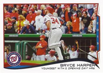 #390 Bryce Harper - Washington Nationals - 2014 Topps Baseball