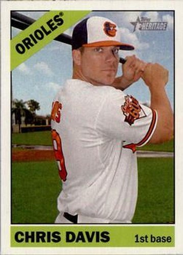 #390 Chris Davis - Baltimore Orioles - 2015 Topps Heritage Baseball