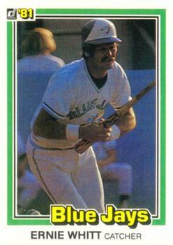 #390 Ernie Whitt - Toronto Blue Jays - 1981 Donruss Baseball
