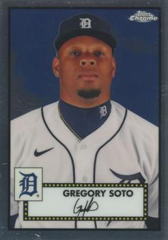 #390 Gregory Soto - Detroit Tigers - 2021 Topps Chrome Platinum Anniversary Baseball