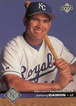 #390 Johnny Damon - Kansas City Royals - 1997 Upper Deck Baseball
