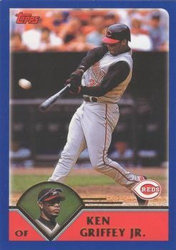 #390 Ken Griffey Jr. - Cincinnati Reds - 2003 Topps Baseball