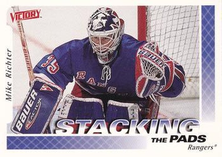 #390 Mike Richter - New York Rangers - 1999-00 Upper Deck Victory Hockey