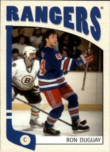#390 Ron Duguay - New York Rangers - 2004-05 In The Game Franchises US East Hockey