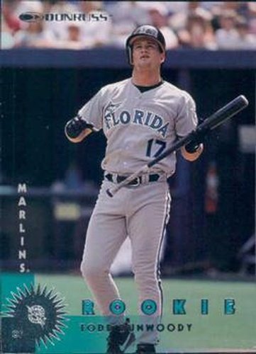 #390 Todd Dunwoody - Florida Marlins - 1997 Donruss Baseball
