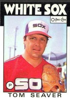 #390 Tom Seaver - Chicago White Sox - 1986 O-Pee-Chee Baseball
