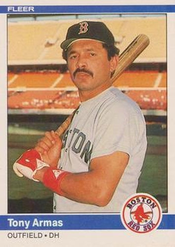 #390 Tony Armas - Boston Red Sox - 1984 Fleer Baseball