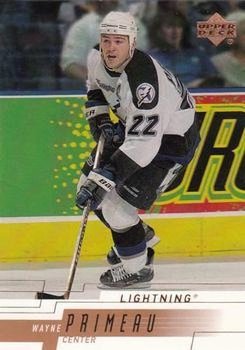 #390 Wayne Primeau - Tampa Bay Lightning - 2000-01 Upper Deck Hockey