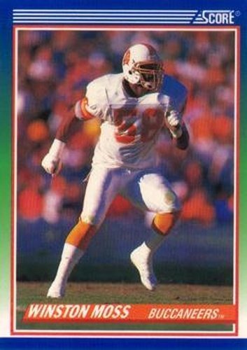 #390 Winston Moss - Tampa Bay Buccaneers - 1990 Score Football