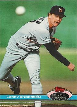 #390 Larry Andersen - San Diego Padres - 1991 Stadium Club Baseball
