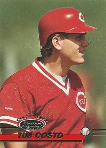 #390 Tim Costo - Cincinnati Reds - 1993 Stadium Club Baseball